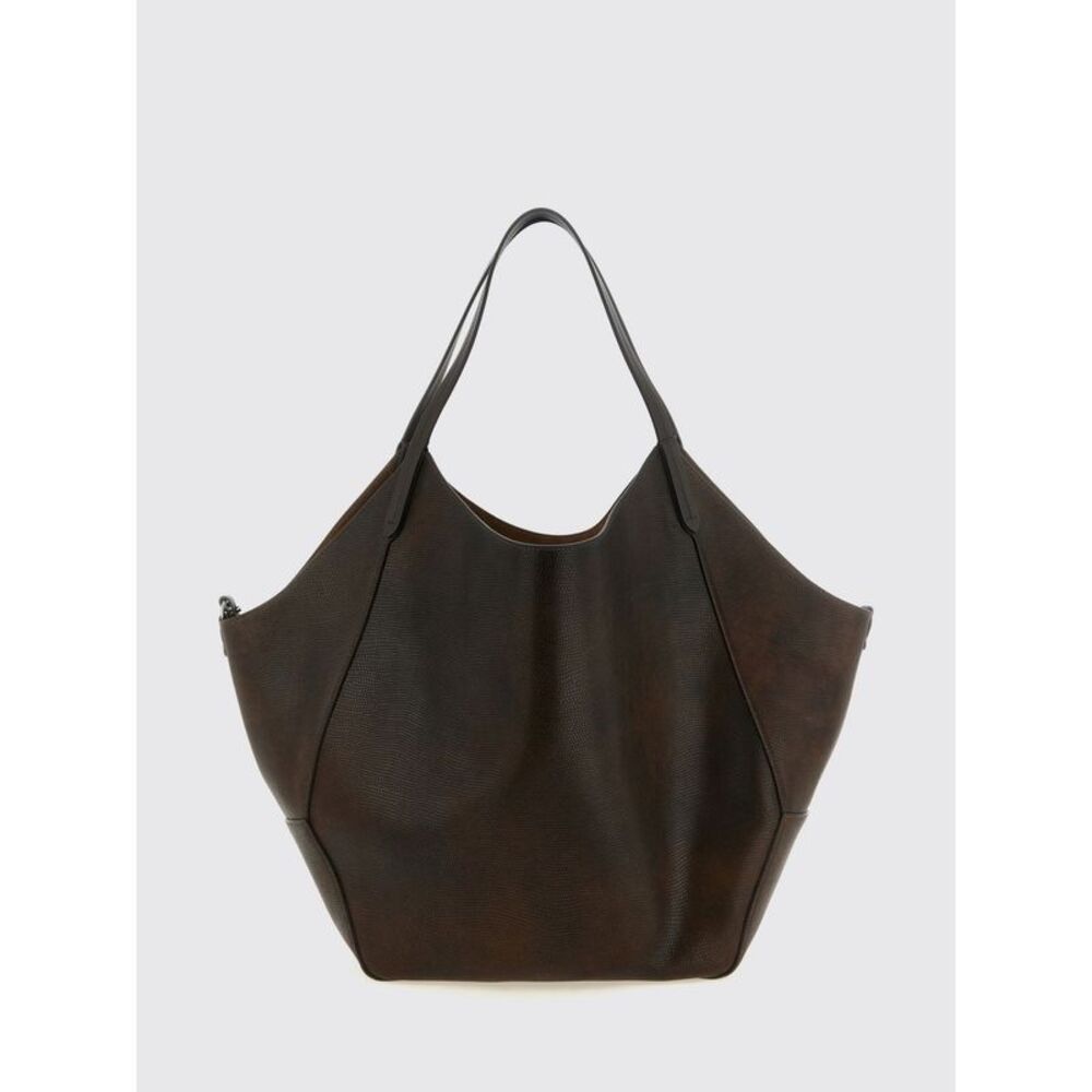 Brunello Cucinelli Women Brunello Cucinelli Duo Reversible Calfskin Tote Bag